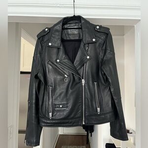 BlankNYC Leather Biker Jacker